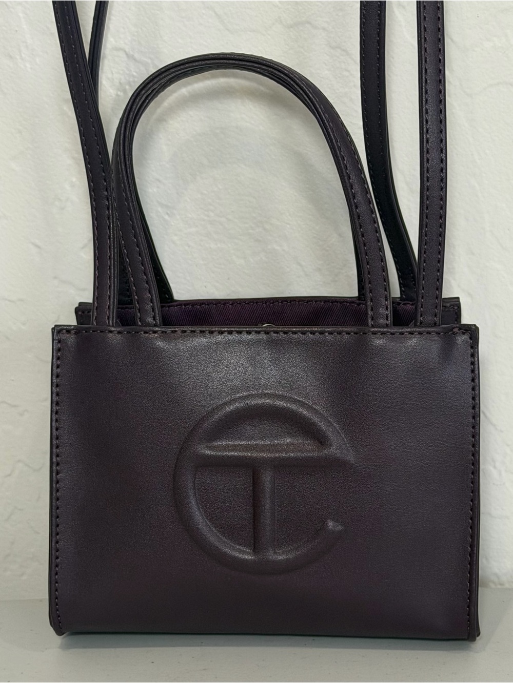 Telfar Small Shopper Bag Eggplant - Picture 2 of 10